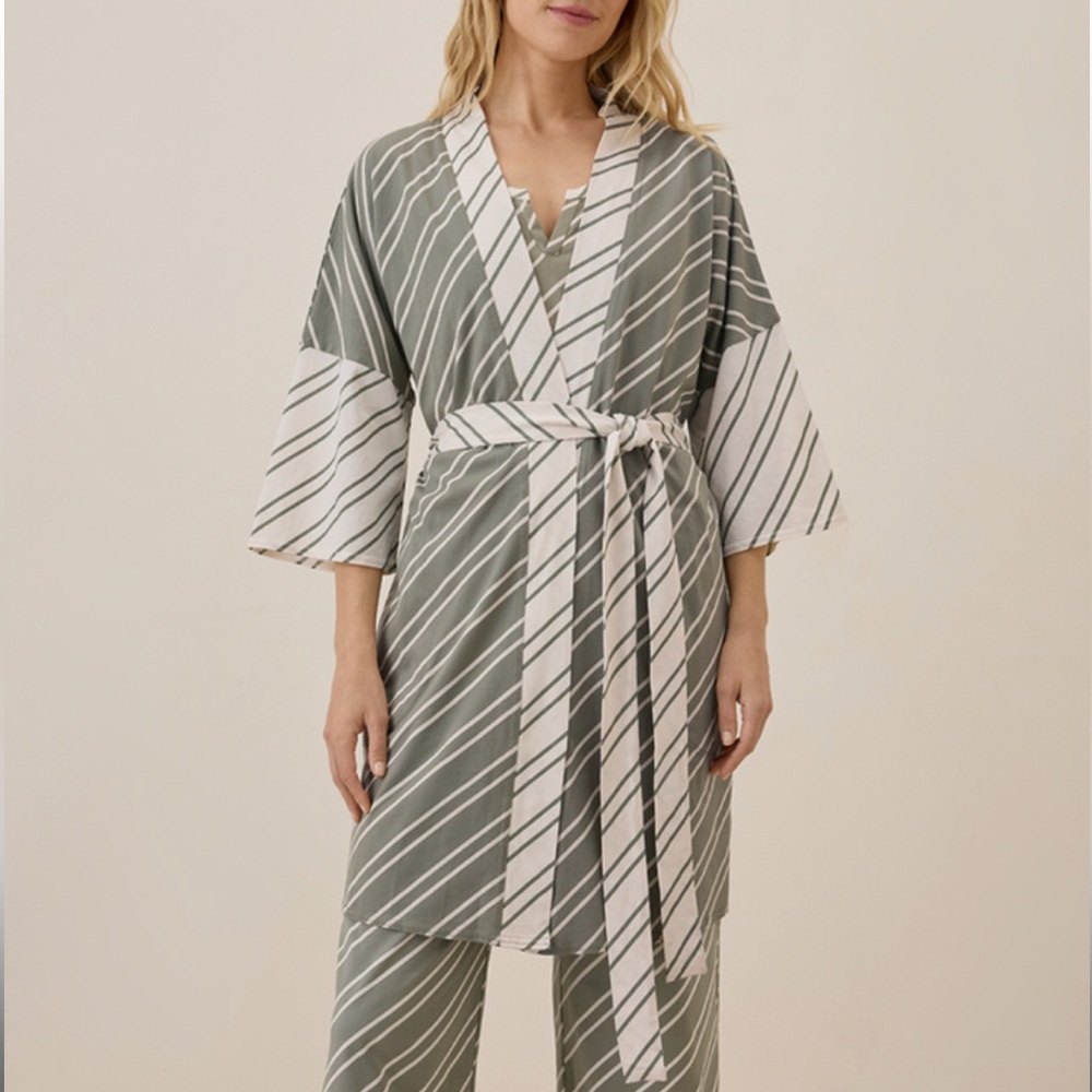 PACT staycation organic cotton robe